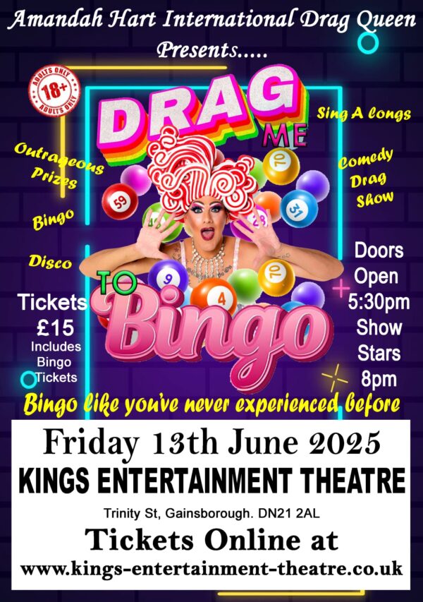 Drag me to Bingo 13th June 2025